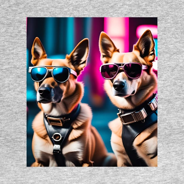 TWO COOL SPACE DOGS DESIGN by The C.O.B. Store